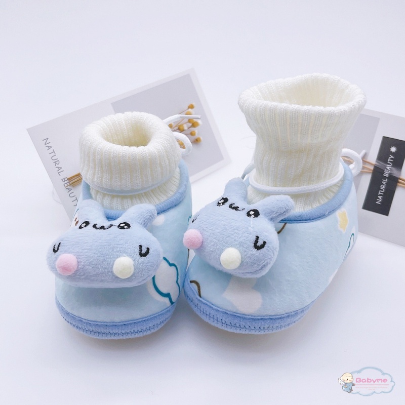 Giày Boot MềM MạI ẤM ÁP Cho Bé Sơ Sinh  ​Giày Mùa Đông Lót Lông Cho Bé