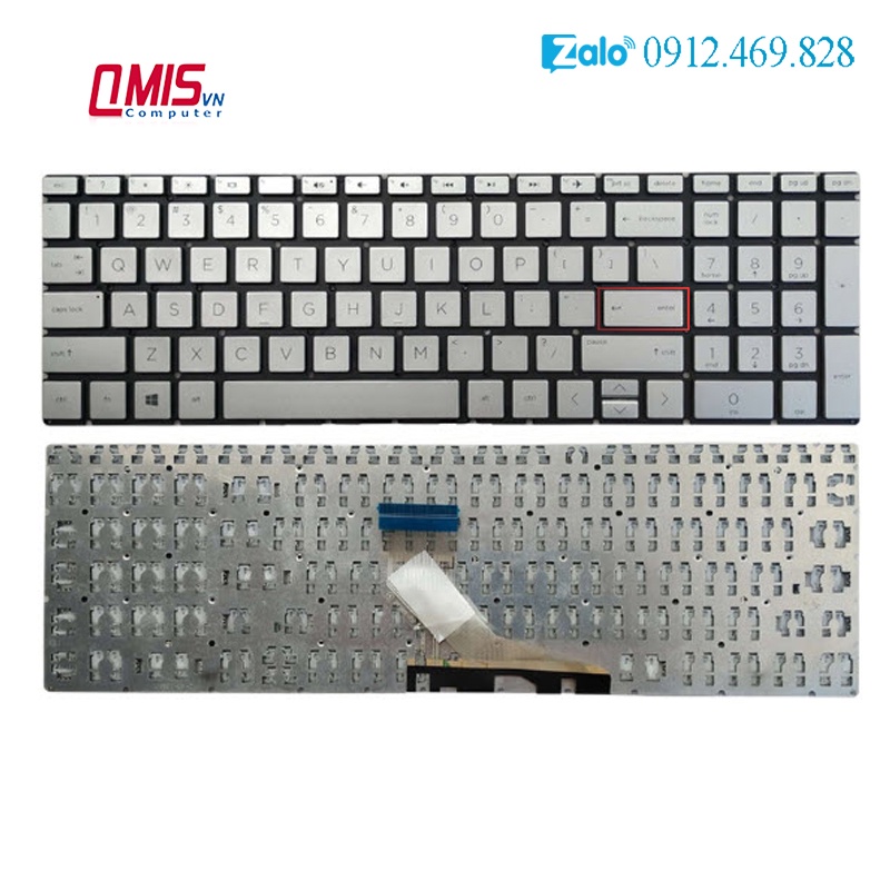 Bàn phím laptop Hp 15-da 15t-da 15-db 15-cs 15-dk 15-dr 15-dw 15-du 15s-du 15-dy 15s-dy 15s-eq 15-ef 15-gw 17-ca 17-by