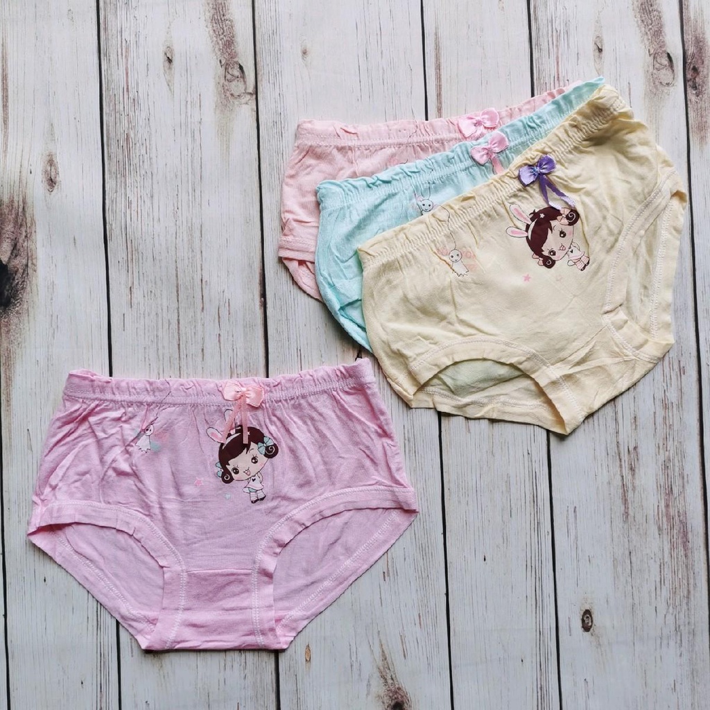 Combo 5 Quần chip tam giác cho bé gái cotton thun lạnh