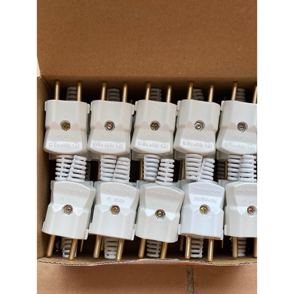 Phích cắm siêu chịu tải P3000W-220V màu trắng, màu cam -Fanagold