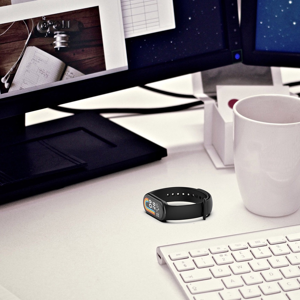 Dây Đeo Silicon Thay Thế Cho Đồng Hồ Thông Minh xiaomi mi band 8 8