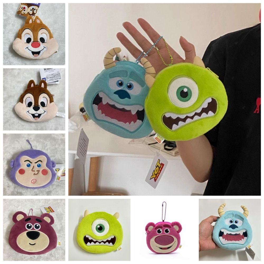 Bliss Chip 'N' Dale Ví Nhỏ Đựng Tiền Xu lotso Người Ngoài Hành Tinh Phong Cách Hàn Quốc