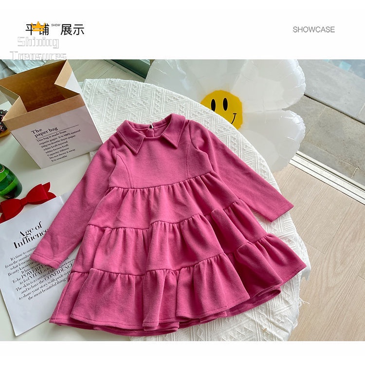 ShiningTreasures Váy Bé Gái váy váy trẻ em công chúa bé gái thời trang dễ thương đẹp 2023 NEW KLQ23915YH 37Z230915