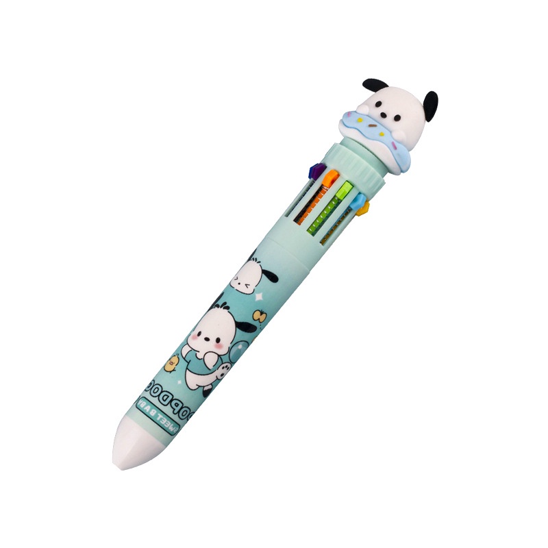 SANRIO Sy2 Bút Bi Ngòi 0.5mm 10 Màu Họa Tiết Thỏ Đáng Yêu Cho Bé ys2