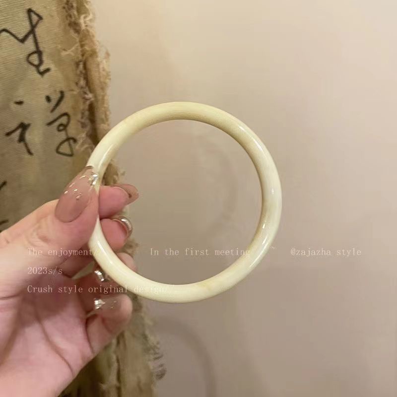 Vòng Tay Hạt Gỗ Đàn Hương Góc Tròn Phong Cách retro Cho Nữ