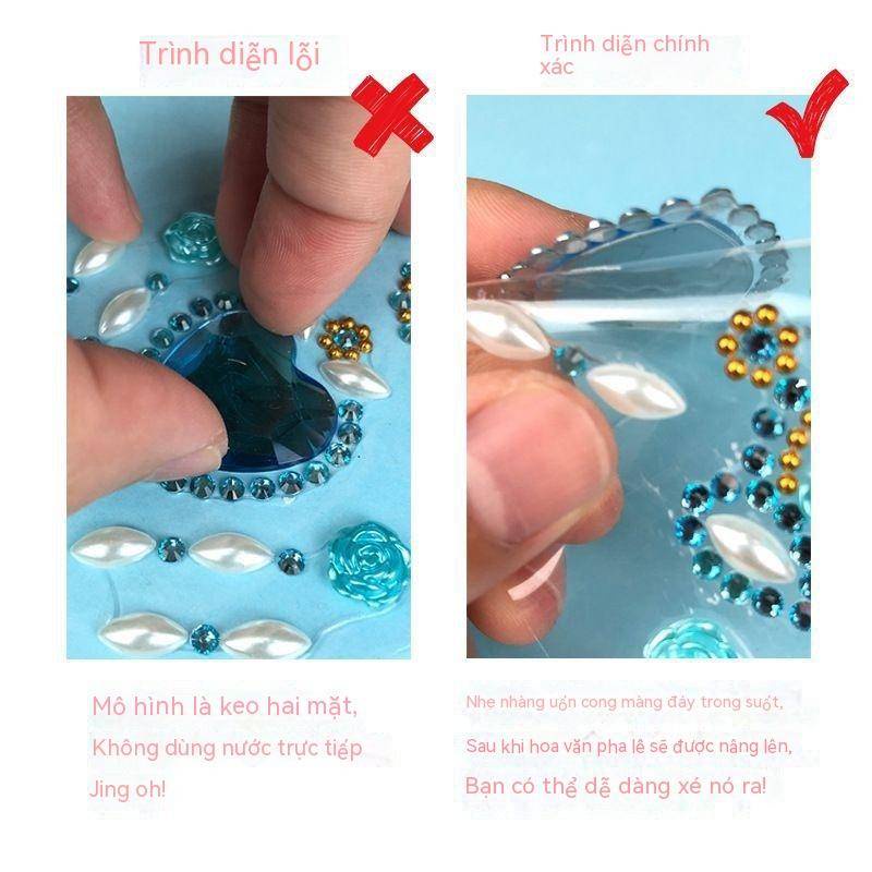 Hình Dán Trang Trí Họa Tiết Hoạt Hình Dễ Thương Cho Bé