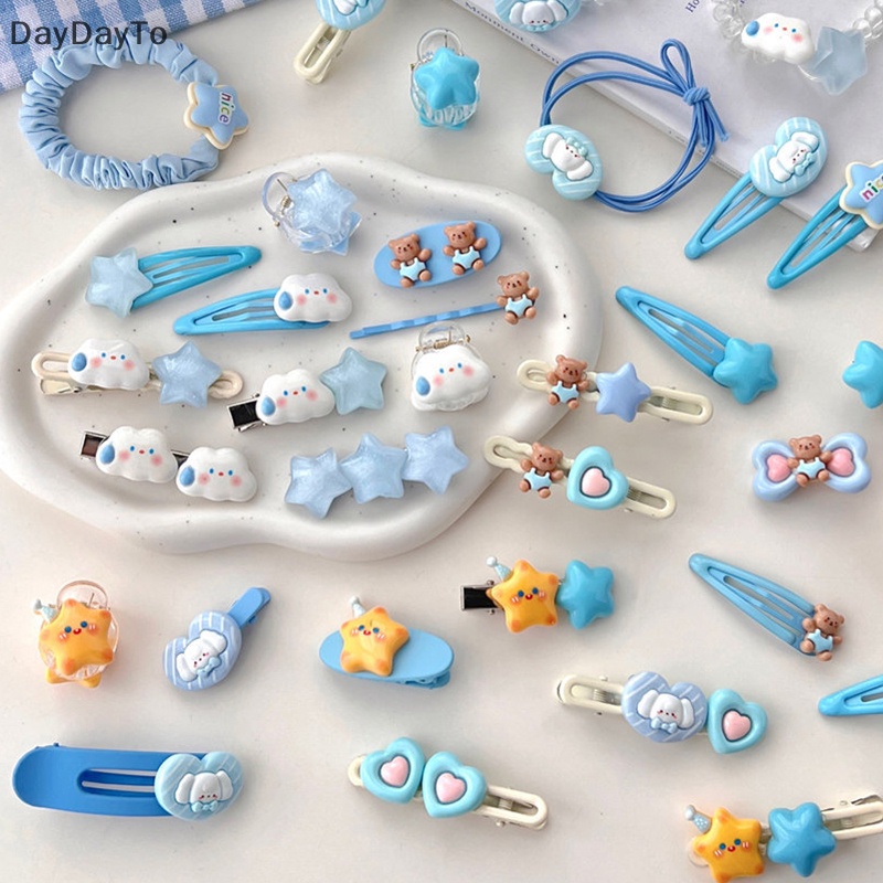 Kẹp Tóc Hình Đám Mây / Ngôi Sao / Đám Mây Dễ Thương Thời Trang Cho Bé Gái