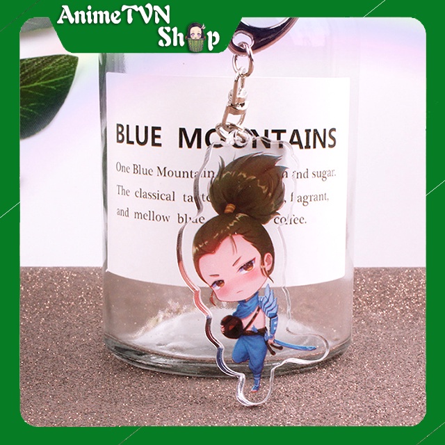 Móc khoá Mica Game Liên Minh Huyền Thoại  LOL - Nhựa Cứng Acrylic In 2 mặt sắc nét