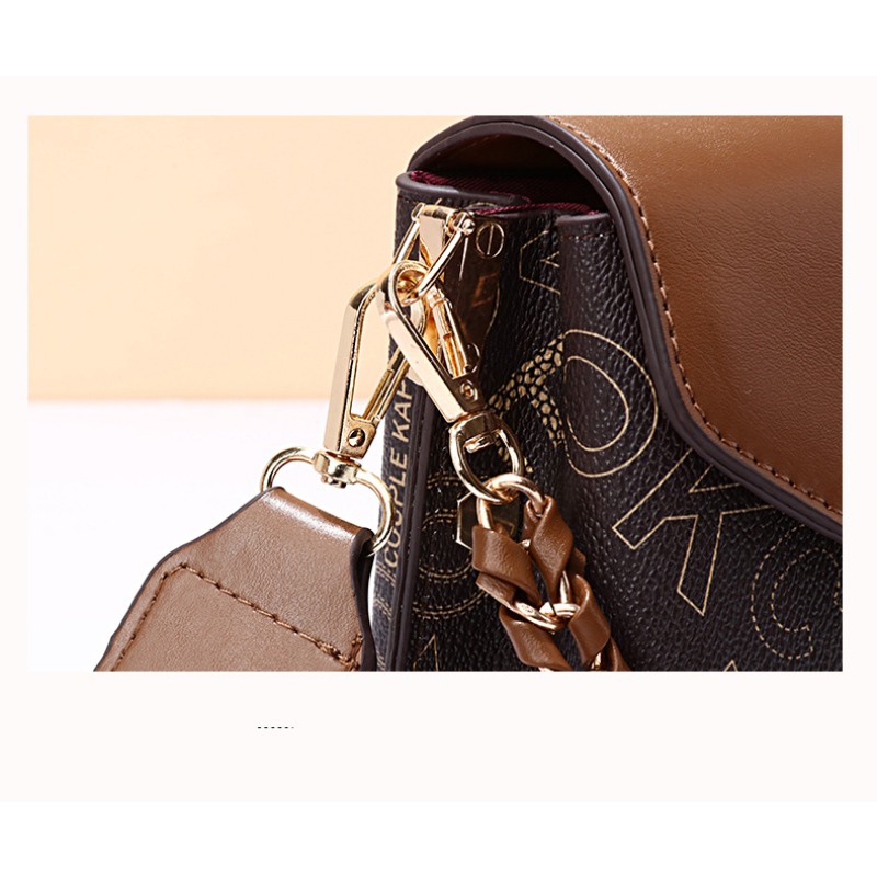 Chuwanglin Túi Da Đeo Chéo In Họa Tiết Thời Trang Dành Cho Nữ