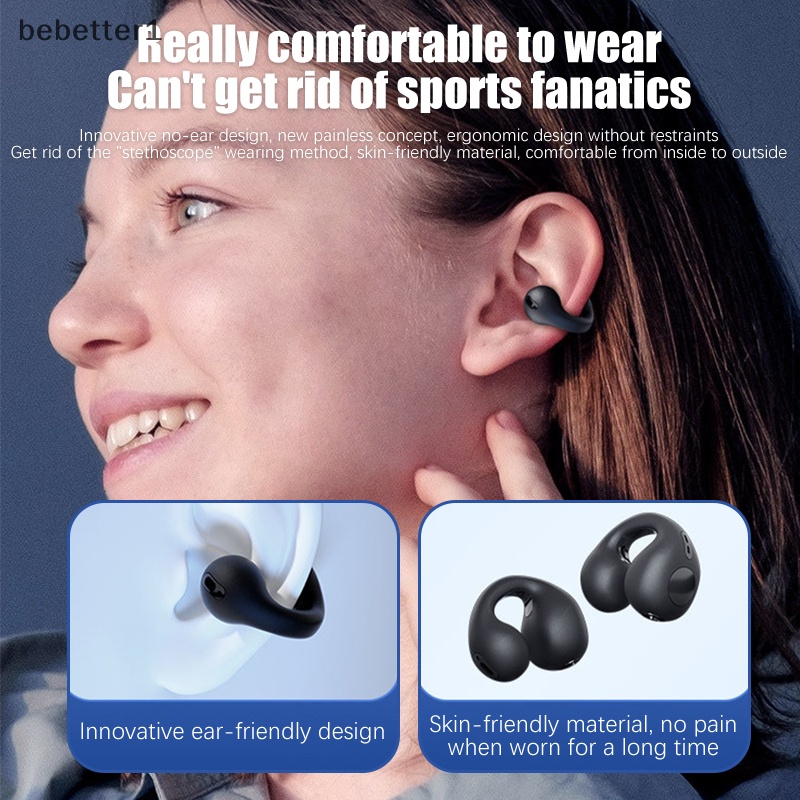 Tai Nghe Nhét Tai Không Dây Kết Nối Bluetooth bebetter1 Có mic Phong Cách Thể Thao Cho Mọi Dòng Điện Thoại