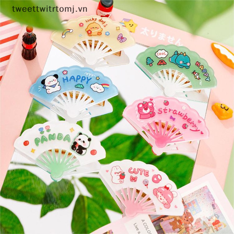 Tomj Kẹp Tóc Nhỏ Hình Quạt Hoạt Hình Dễ Thương Trang Trí Mái Hiên Kiểu Mới Làm Quà Tặng Cho Bé Gái vn