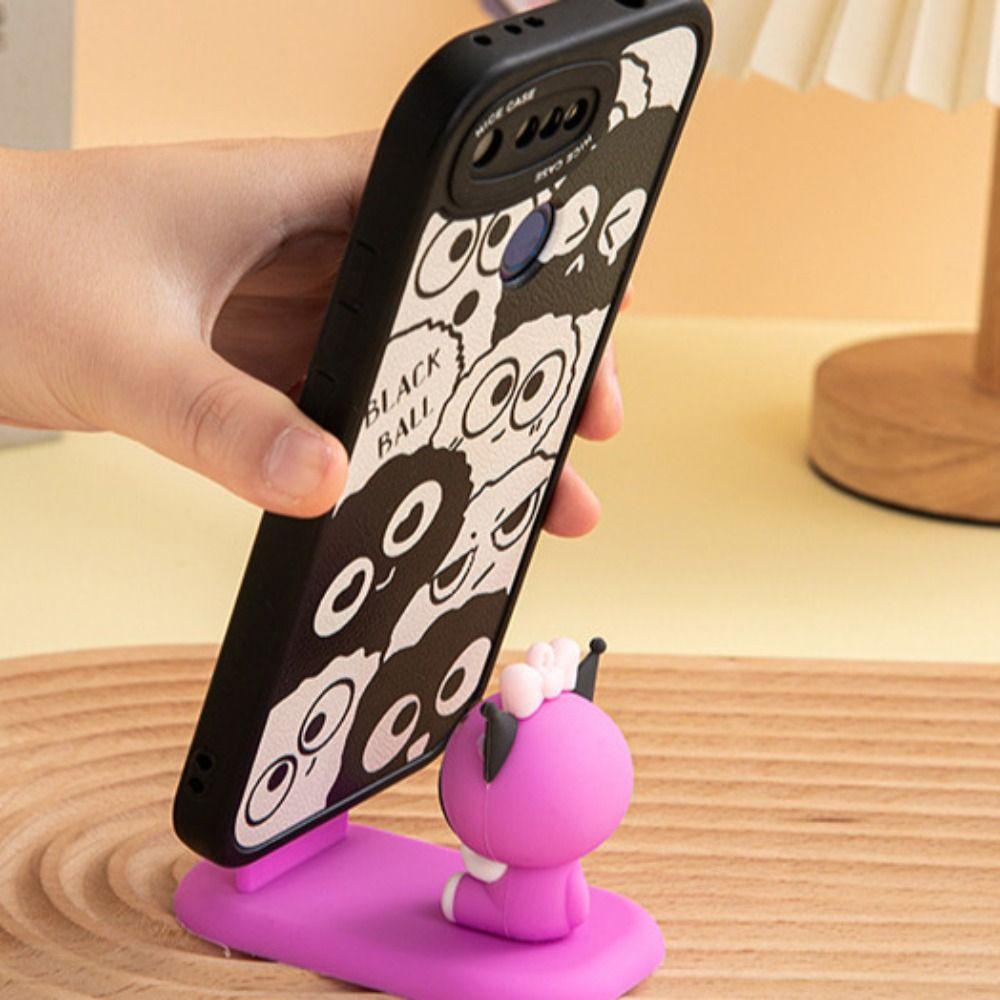Mmluck cinnamoroll Giá Đỡ Điện Thoại Để Bàn Bằng Nhựa Họa Tiết Hoạt Hình my melody Kuromi kawaii Kuromi cinnamoroll