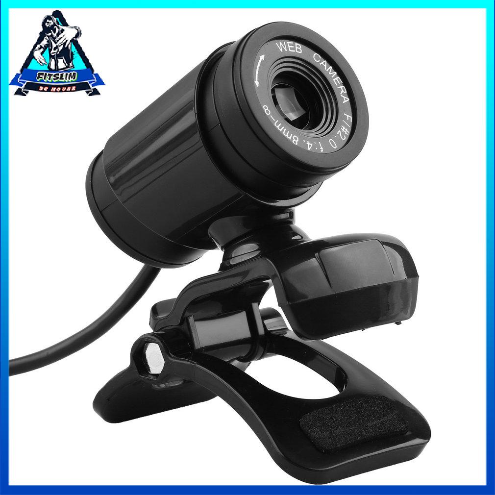 Usb Hd Webcam Web Cam Camera For Computer Pc Laptop Desktop