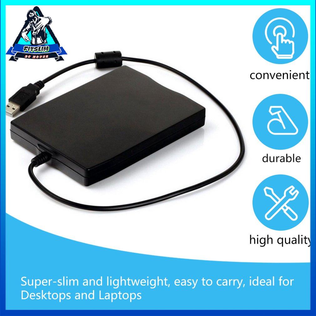 1.44Mb 3.5" Usb External Portable Floppy Disk Drive Diskette Fdd For Laptop