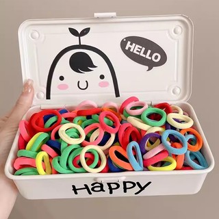 Set 50 Dây Thun Cột Tóc Nhiều Màu Cho Bé Gái