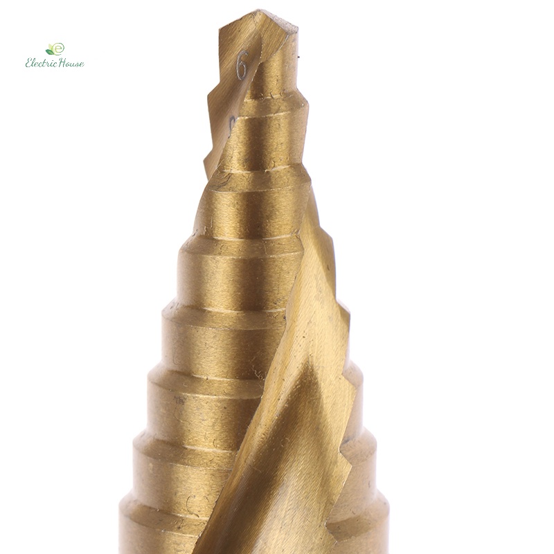 Mũi Khoan Lỗ Hình Nón 6-25mm Bằng Titan Chuyên Dụng