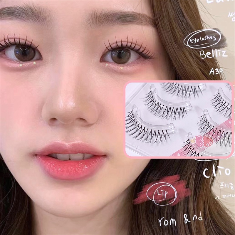 Abpopa Năm Cặp Lông Mi Giả Dài Của Nhóm Cô Gái Tinh Khiết Và Thoải Mái