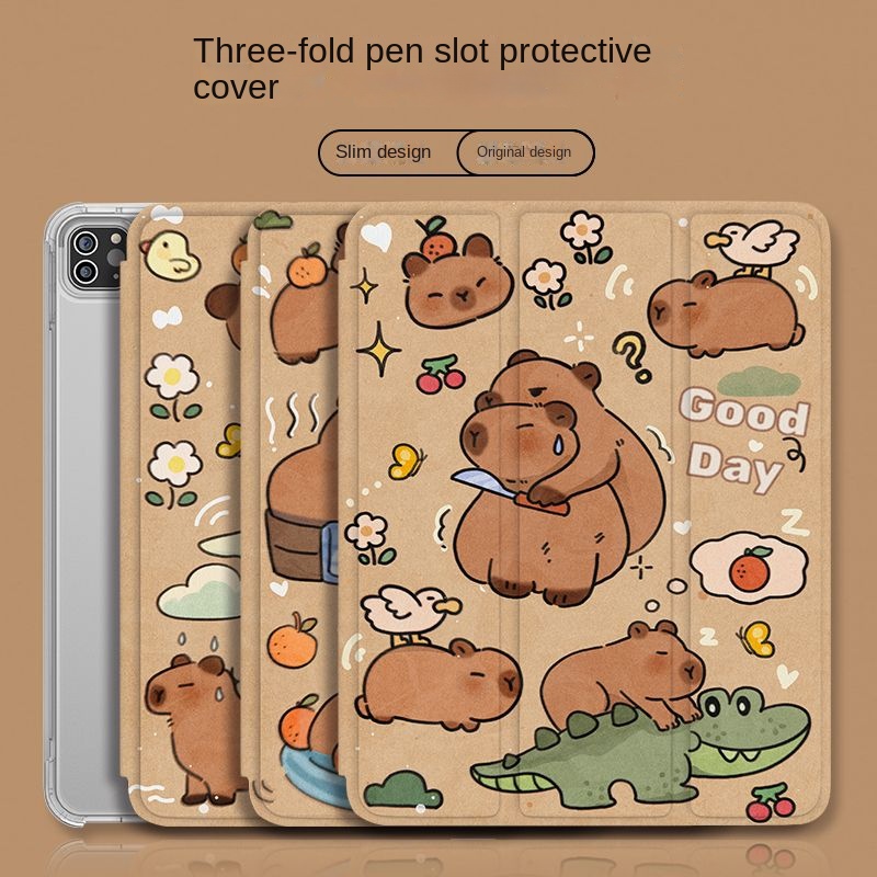 Ốp Máy Tính Bảng Silicon Trong Suốt Hoạt Hình Dễ Thương Cho ipad air 5 gen9 gen8 gen7 pro11 air 3 gen5 gen6 gen10 mini 4 5 ipad