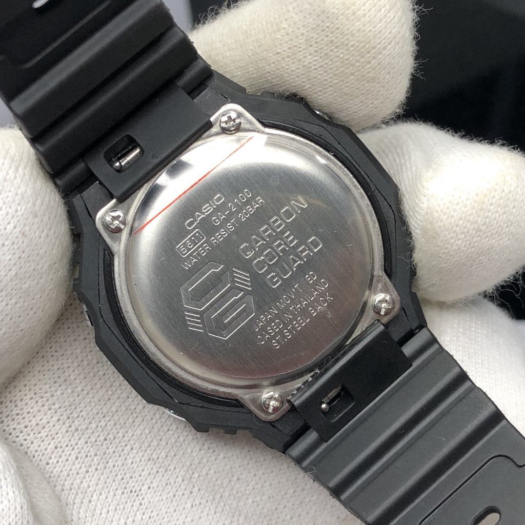 TSJT G Shock GA 2100 Black Rainbow all function g shock TMJ ga2100 clock G Shock wristwatch g shock rainbow G Shock Black