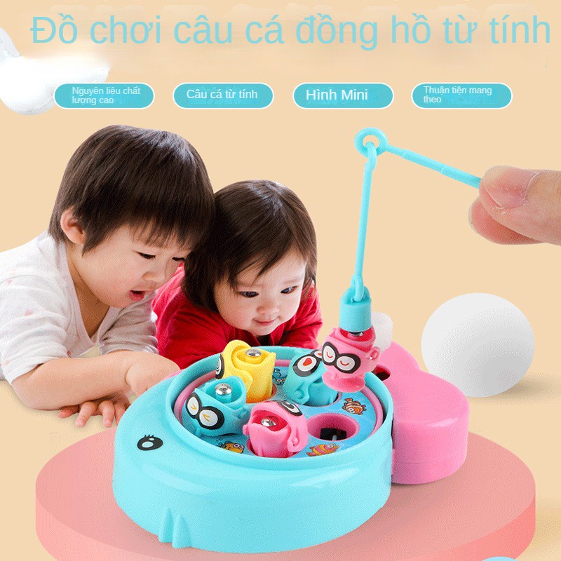Cần Câu Cá Đồ Chơi mini Cho Trẻ Em Trên Nó