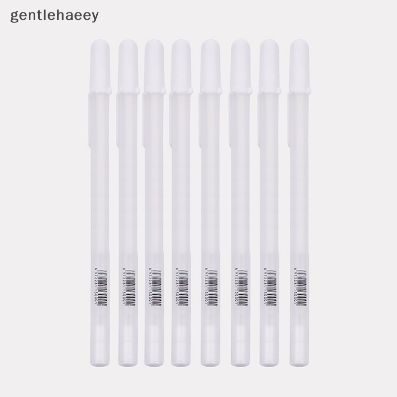 Bộ 1 / 3 Cây Bút Bi Ngòi 0.8mm Màu Trắng Vẽ Tranh Sơn Dầu Chống Thấm Nước