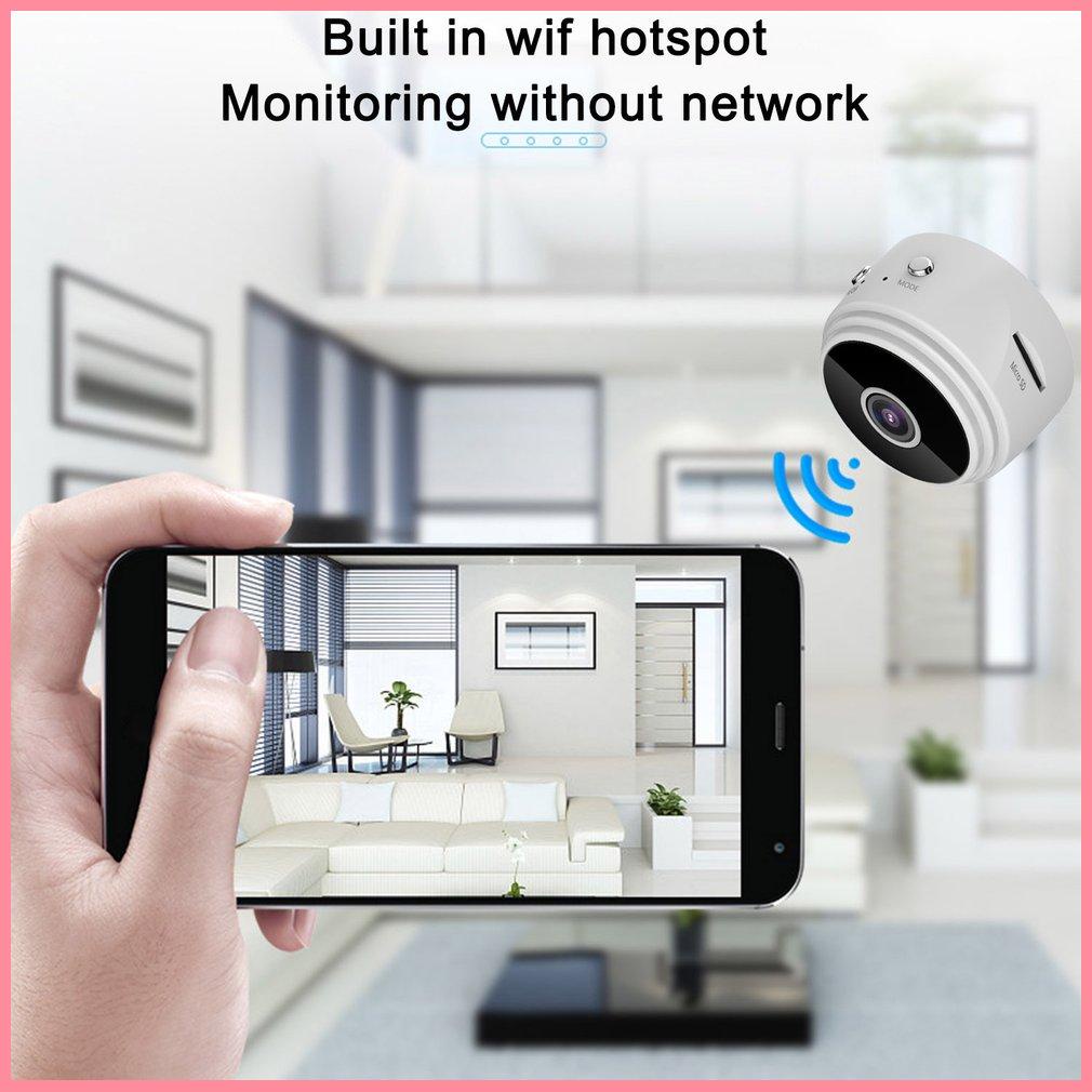 Cemera Mini A9 1080P High Definition WIFI CCTV IP White Security Cameras