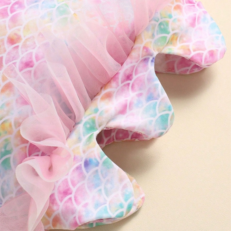 Phụ Kiện Chụp Ảnh Nàng Tiên Cá Và Băng Đô Hoa Cho Bé