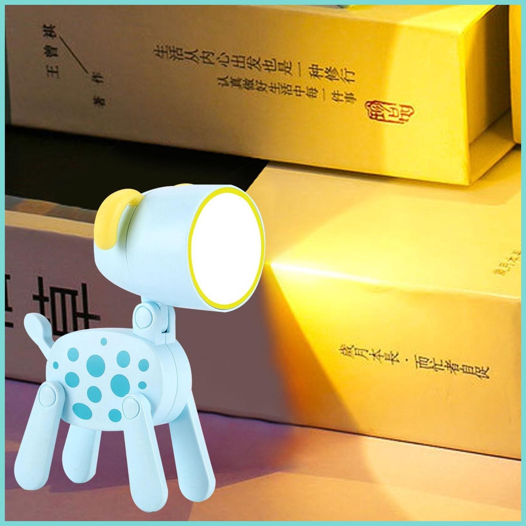 Đèn Ngủ Để Bàn mini Hình Chú Chó Dễ Thương Di Động Tiện Dụng