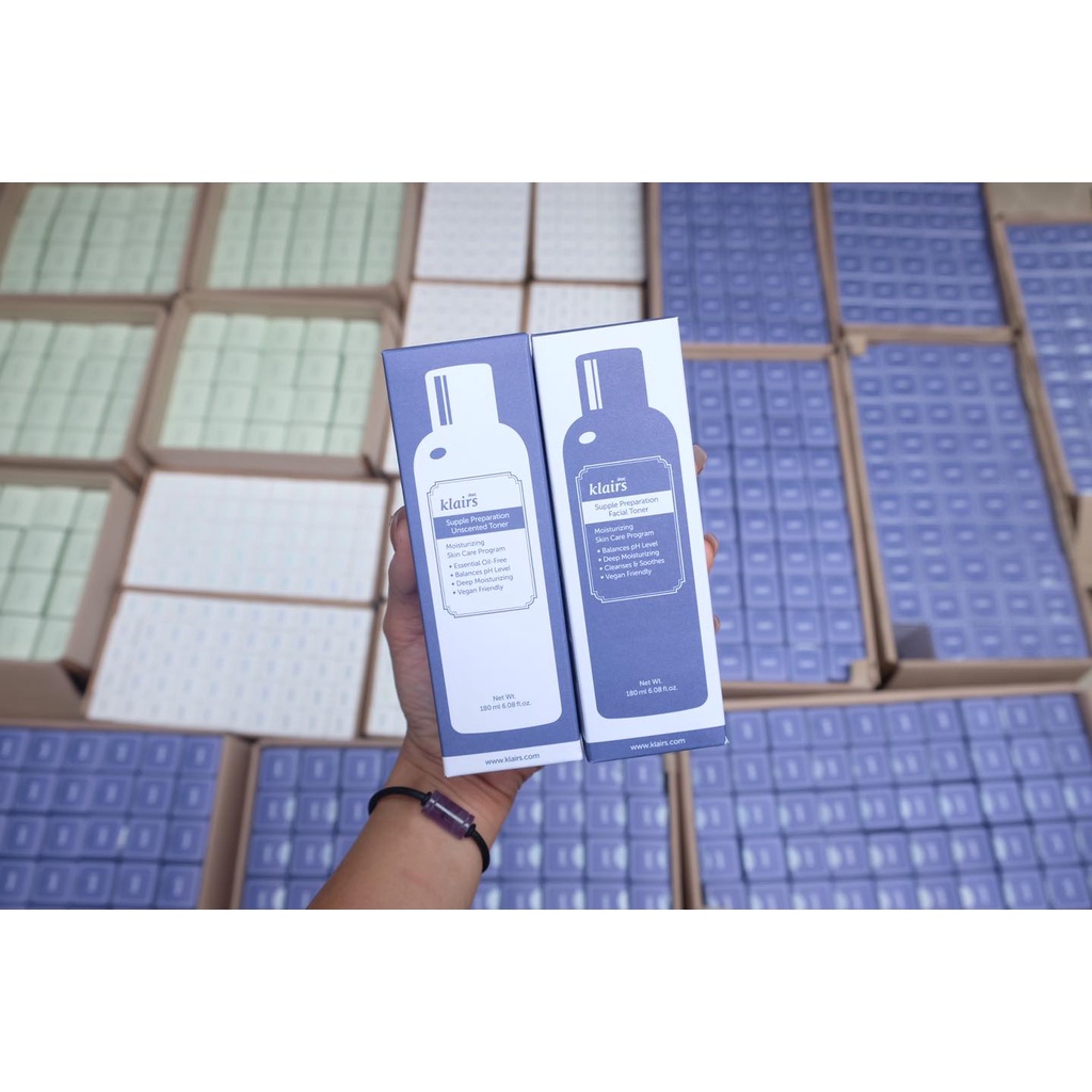 Toner Klairs không mùi Klairs Supple Preparation Nước hoa hồng 180ml