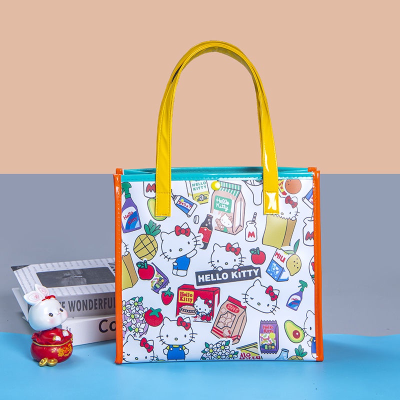 Túi tote Hình hello kitty Dễ Thương Dùng Làm Quà Tặng Cho Học Sinh