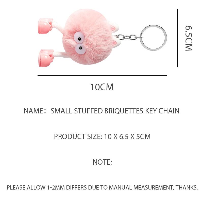 🌺🌺Móc Khóa Nhồi Bông Họa Tiết Hoạt Hình Dễ Thương