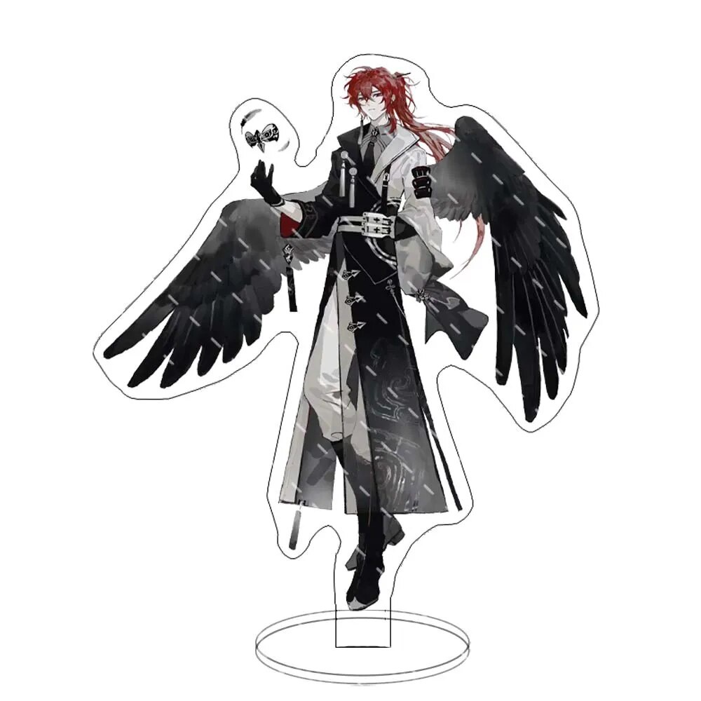 Mô hình Standee Anime Genshin Impact Zhongli Ayato Venti Xiao Yae Miko Yelan Phụ kiện trang trí để bàn góc học tập