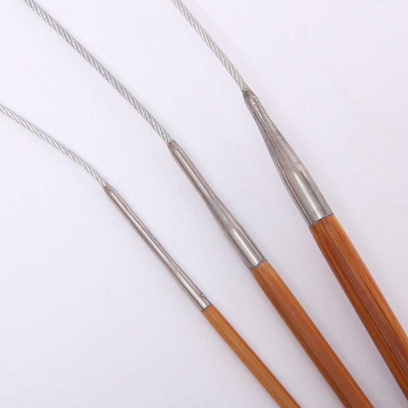 3-10mm tre xi lanh đan kim thép không gỉ ống móc DIY thủ công áo len mũ khăn may