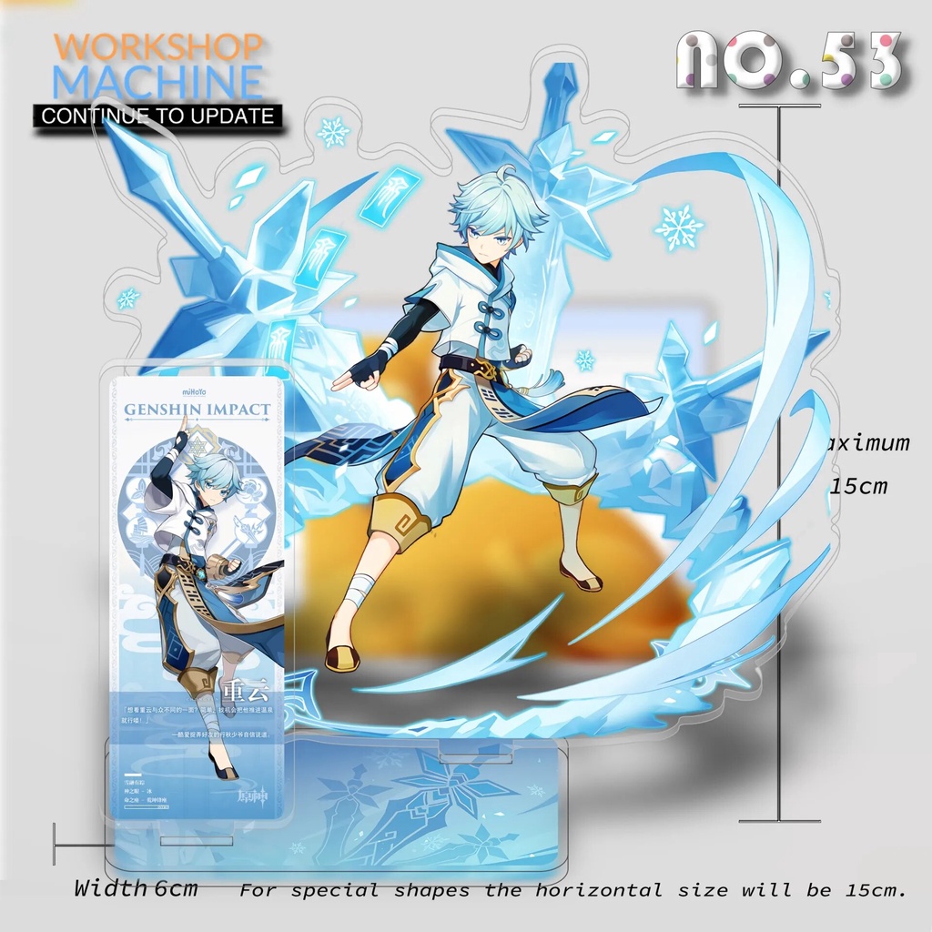 Mô hình Standee Genshin Impact Combination Stand Original Design 13 Phụ kiện trang trí để bàn góc học tập