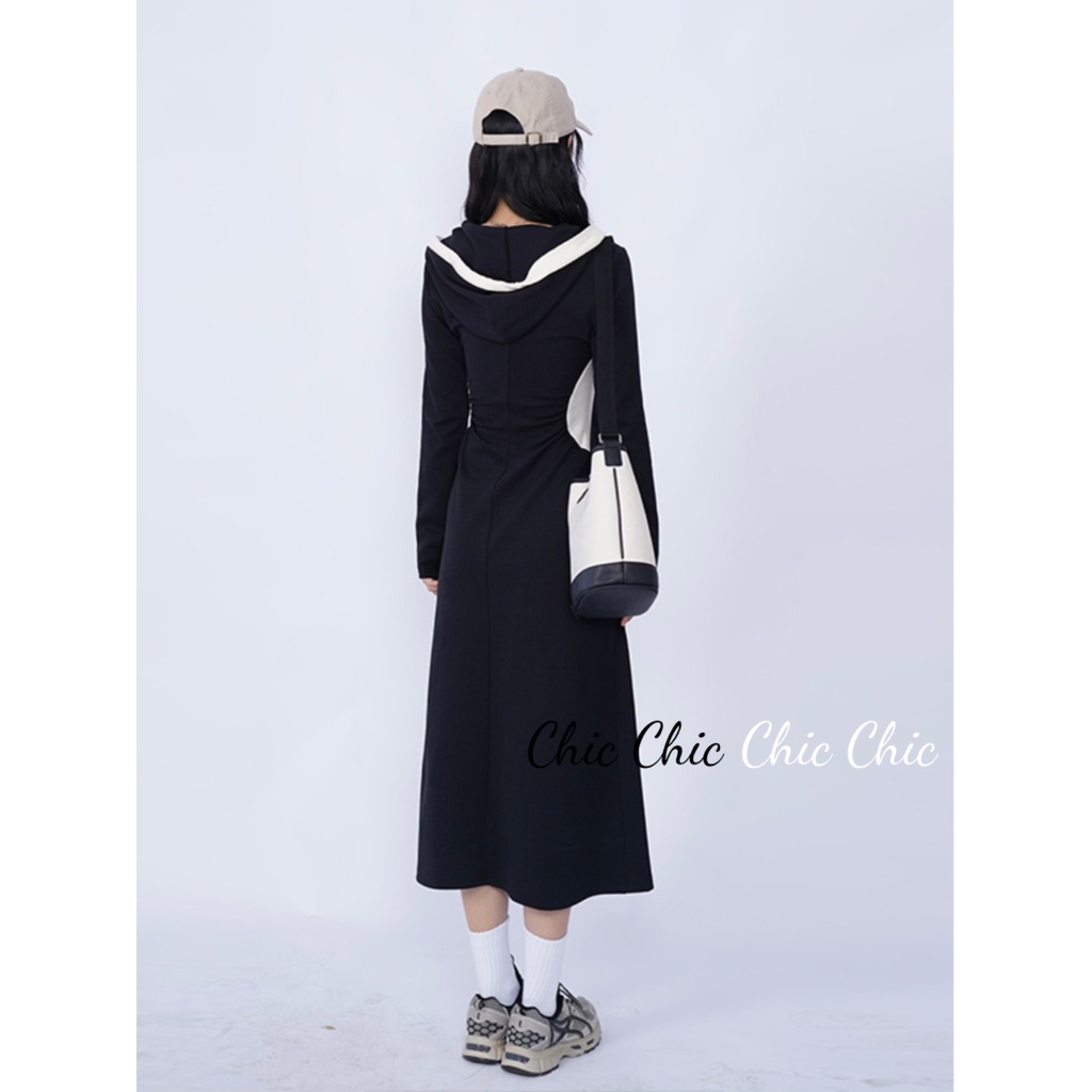 Chic Chic váy nữ Đầm Body Cho thời váy Stylish Cổ điển Hàn Phong thời trang WLQ23000BO 40Z231007