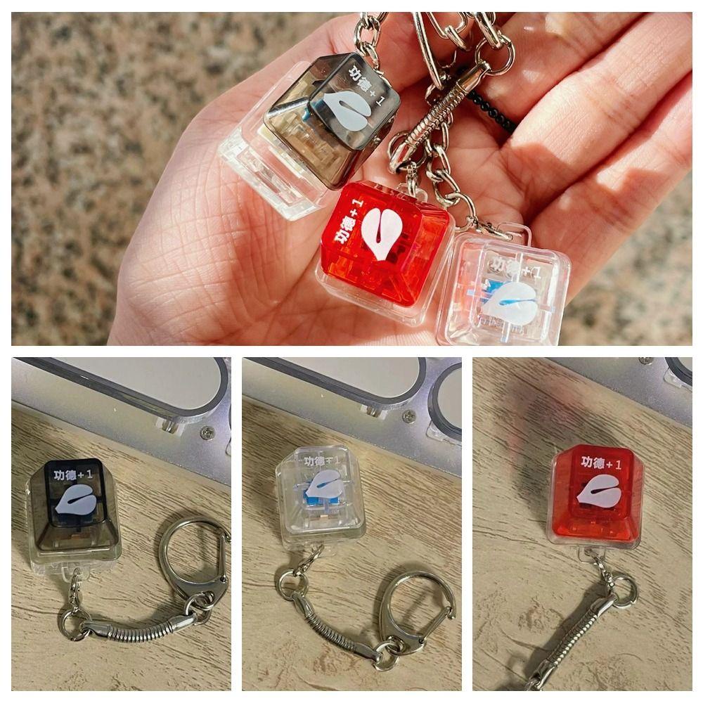 Avalentine Móc Chìa Khóa Cơ Khí Bằng abs Có Đèn led Và Công Tắc Kiểm Tra Nút Bàn Phím
