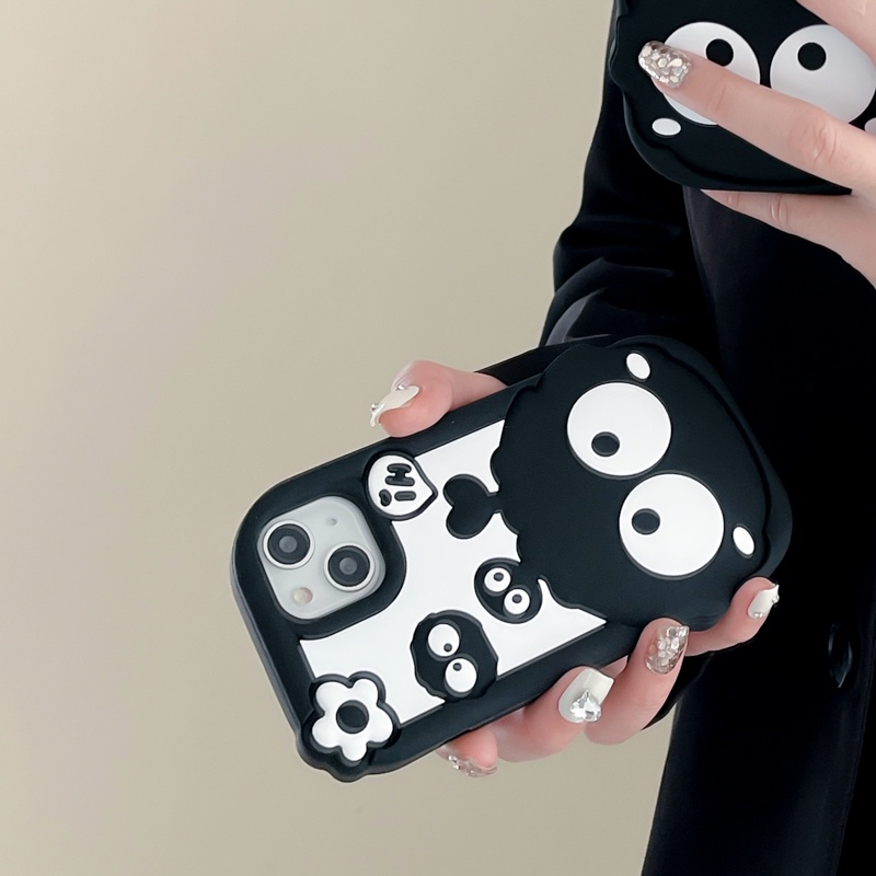Ôp Điện Thoại Silicon Dẻo Họa Tiết Hoạt Hình briquette 3d Dễ Thương Cho iphone 13 12 11 pro max14 15 plus Ốp