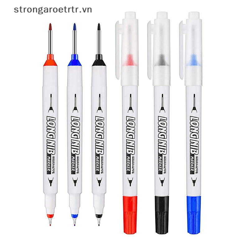 Bút Đánh Dấu Lỗ Sâu Mực Dài 20mm Màu Đỏ / Đen / Xanh Dương Sáng Tạo Đa Năng Trang Trí Nhà Tắm