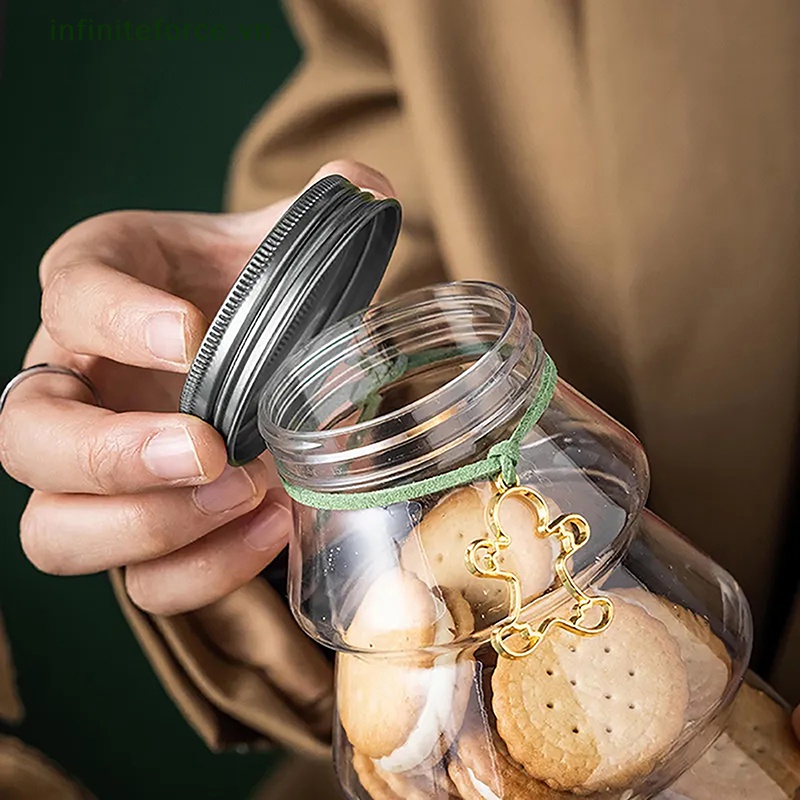 Lọ Đựng Bánh Kẹo 500ml diy Hình Cây Thông Giáng Sinh