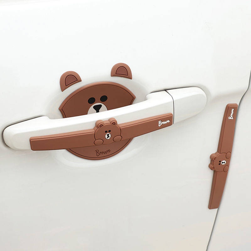 Car Door Handle Protective Film Door Handle Invisible Screen Protector Car Door Handle Bumper Strip Scratch-Proof Rearview Mirror Anti-Chafing Sticker F1iQ