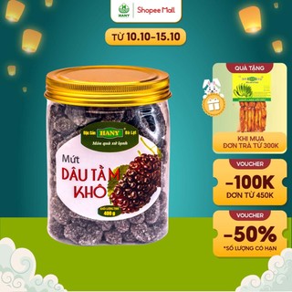 Mứt Dâu Tằm Khô HANY Đặc Sản Đà Lạt Hộp 400g