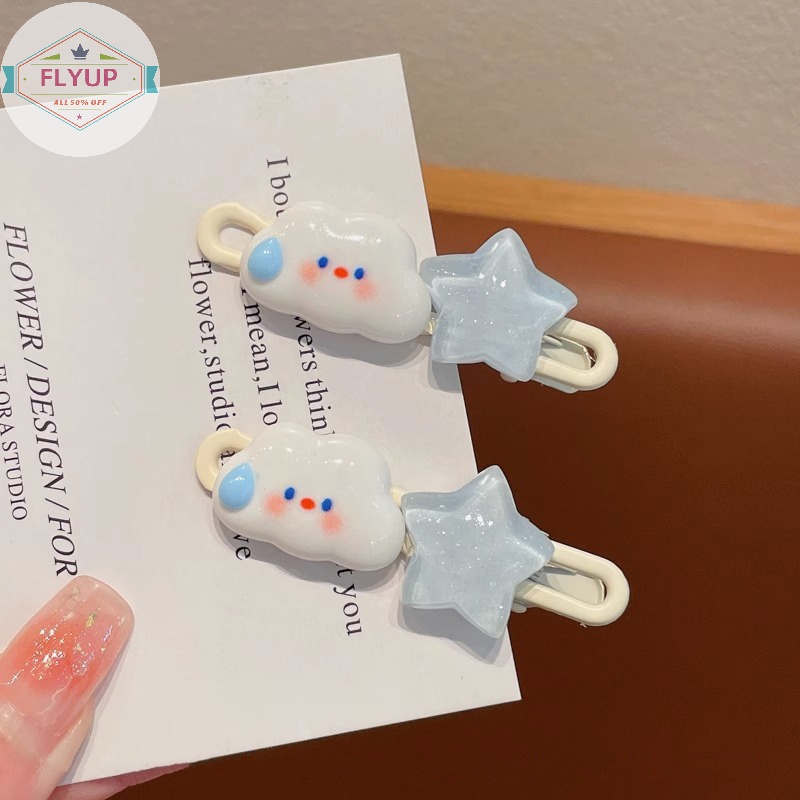 Kẹp Tóc Hình Đám Mây / Ngôi Sao / Đám Mây Dễ Thương Thời Trang Cho Bé Gái vn