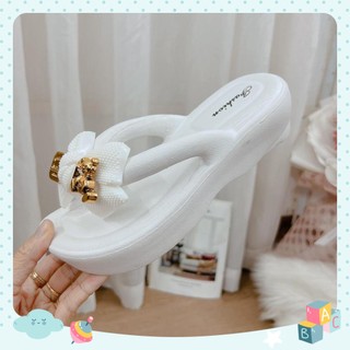 Dép nơ đế cao siêu nhẹ
