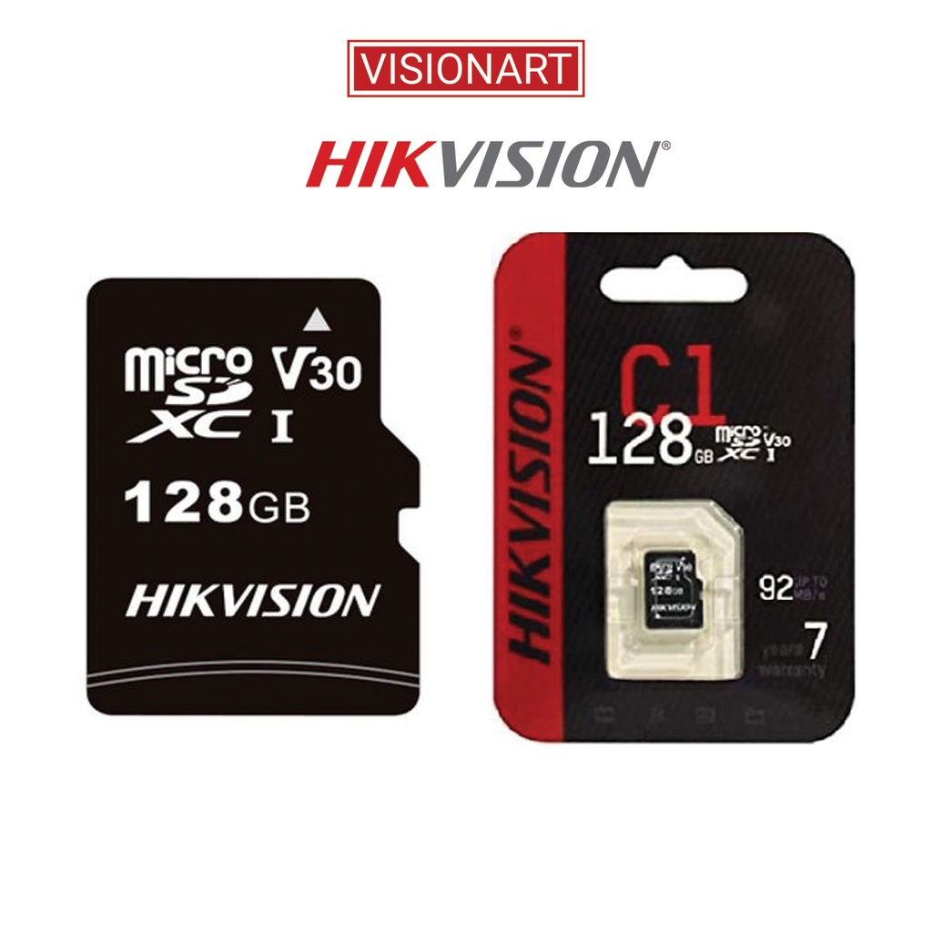 Thẻ nhớ Hikvision 128GB 64GB 32GB 16GB tốc độ cao - Thẻ nhớ camera, thẻ nhớ điện thoại chính hãng - Vision Art