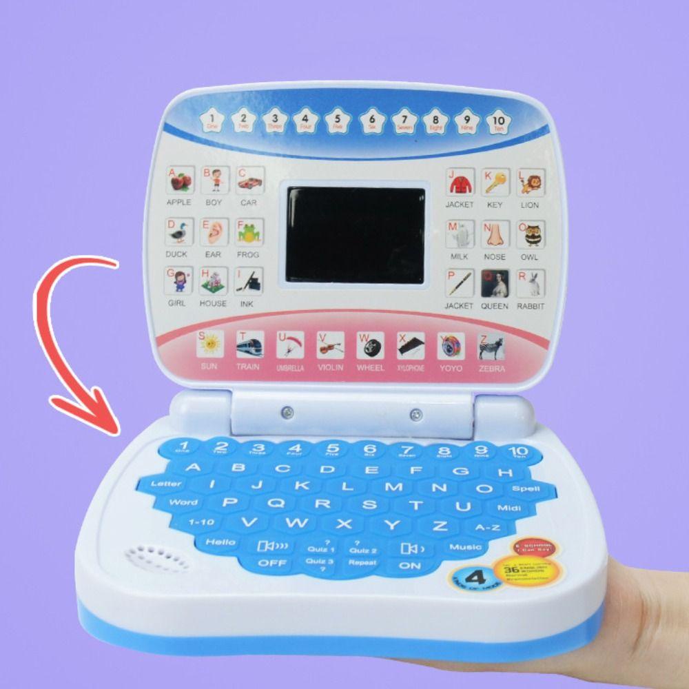 Máy Tính Xách Tay mini Có Kích Hoạt Bằng Tiếng Anh Cho Trẻ Em Học Tiếng Anh / Máy Tính Xách Tay / Máy Tính Xách Tay Trẻ Em / Phát Triển Ngôn Ngữ Chữ Cái Tiếng Anh / Chuột mini