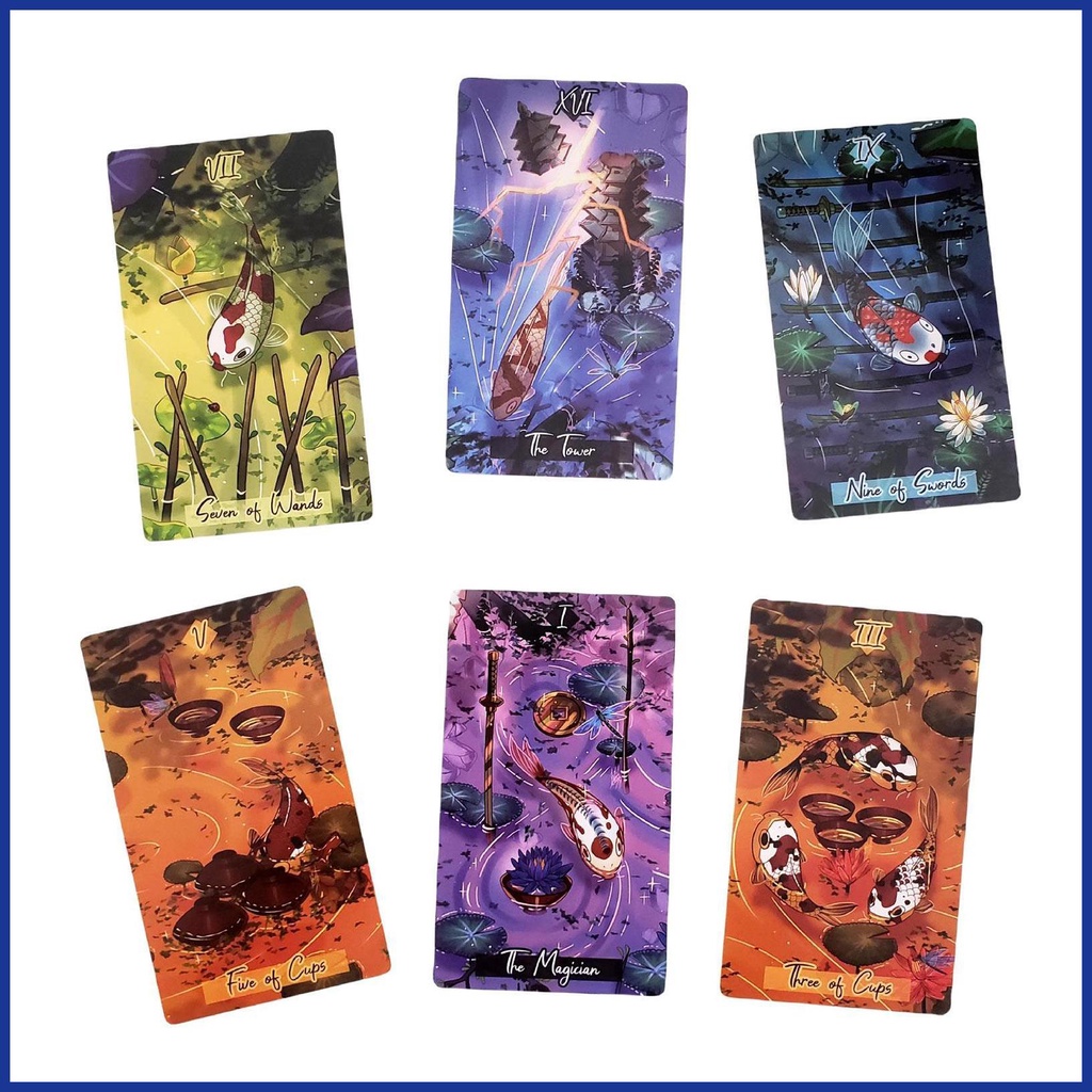 Nishikigoi Bộ Bài tarot 79 Lá Tiếng Anh aiavn