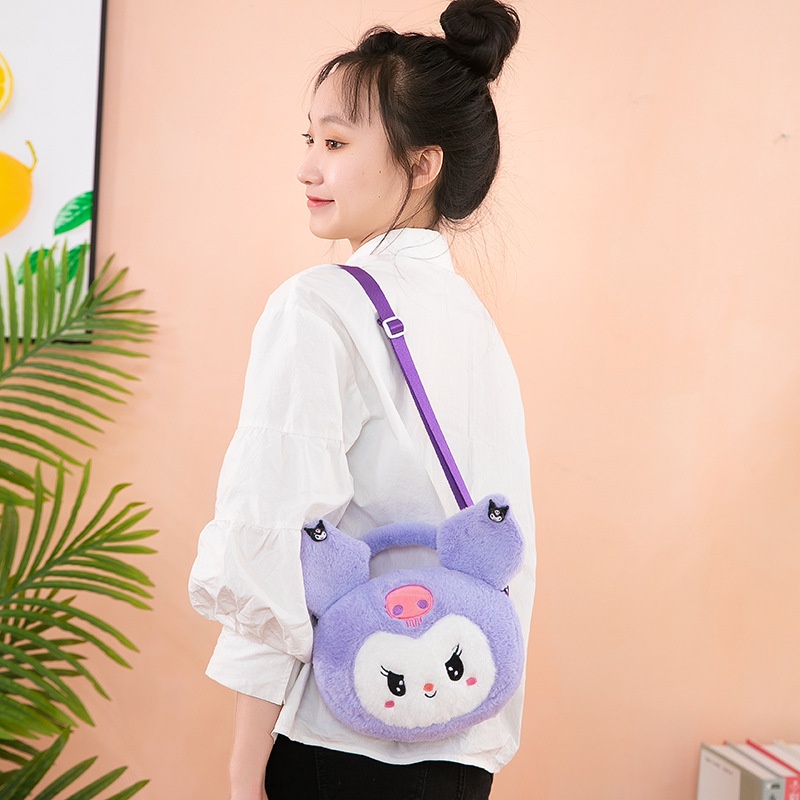 Túi Đeo Vai Hình Thú Nhồi Bông Hoạt Hình Dễ Thương Cho Bé