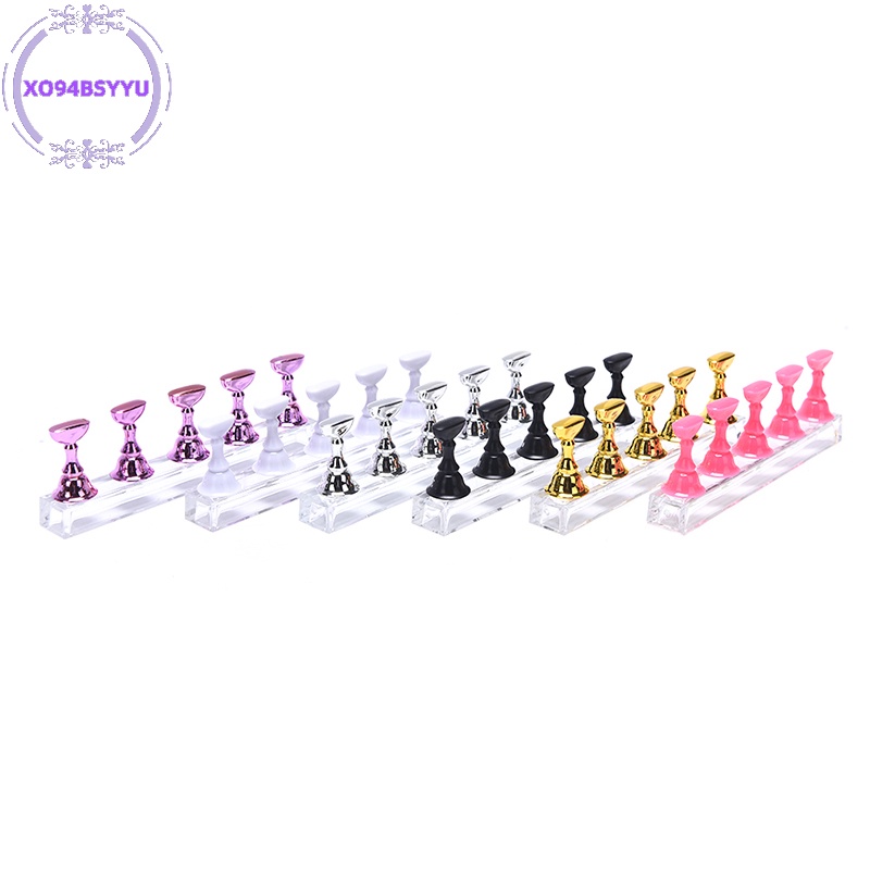 1 Bộ Giá Đỡ Trưng Bày Móng Tay Xo94Bsyu Bằng Nhựa acrylic Pha Lê vn