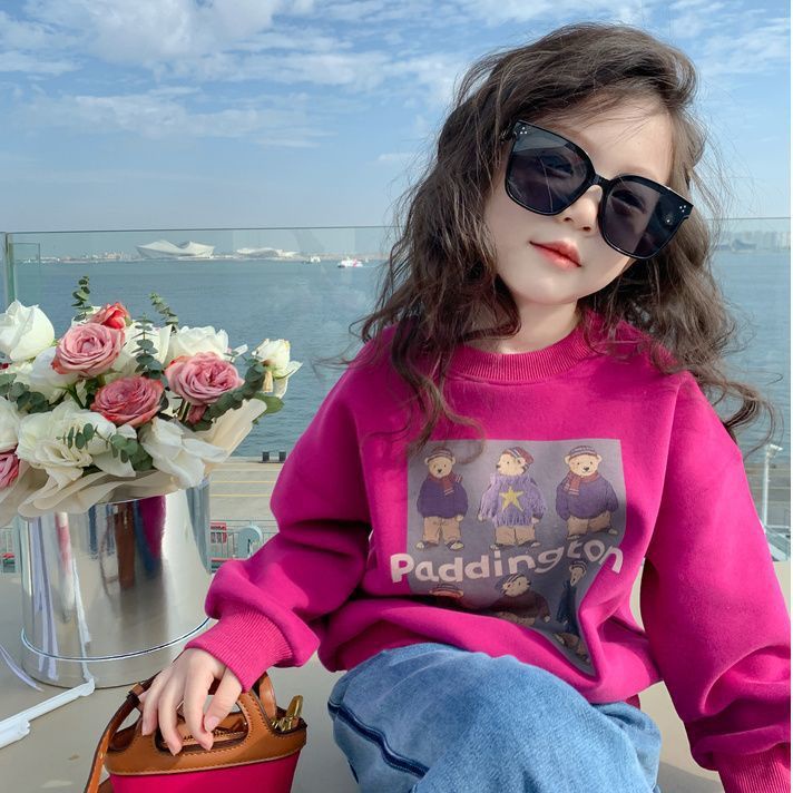 Áo Sweater Nhỏ Và Vừa Họa Tiết anime Dễ Thương Cho Bé Gái