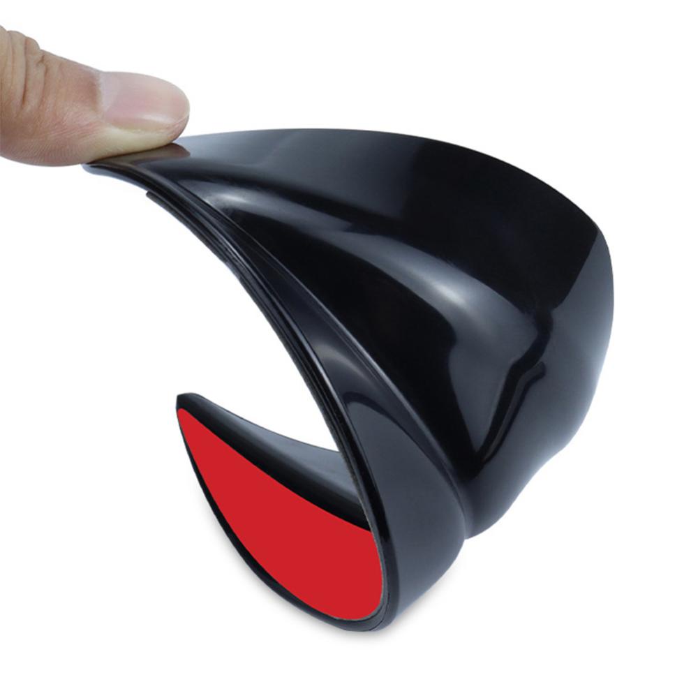 Topmall Bộ 4 Miếng Dán Trang Trí Cản Trước Xe Hơi Bằng Sợi carbon o3t9